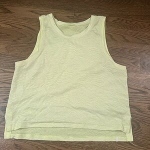 Lululemon Women’s Train to be Tank - Yellow - Size 4